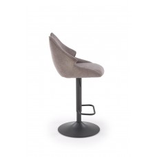 Bāra krēsls ar metāla kāju H-122, pelēks